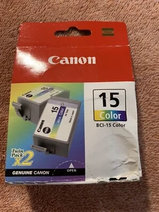 Cannon BCI-15 Color 2 Pak - Picture 1 of 3