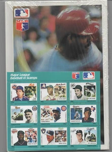 Major League Baseball in Stamps Book / Sealed with 9 Stamps - Picture 1 of 2