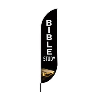 Feather Flag Pole Kit for Outdoor by Mavis | HD Print Banner for Church Events - Picture 1 of 56