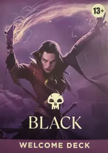 Magic the Gathering MTG 2024 Black Welcome Deck - New - Foto 1 di 1