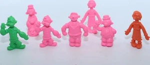 Vintage 1980 King Feature Popeye Swee'Pea Olive Oyl Action Figure Lot 7 Pieces - Picture 1 of 12