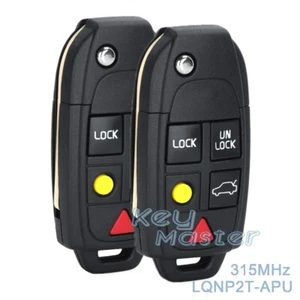 2x for VOLVO S60 S80 V70 XC70 XC90 2004-2015 Keyless Remote Key Fob LQNP2T-APU - Bild 1 von 4