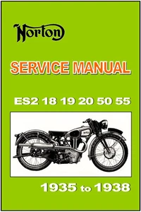 NORTON Workshop Manual 1 Big 4 & 16H sv 1935 1936 1937 & 1938 Owners Service - Picture 1 of 5