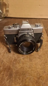 MINOLTA SRT 101 35mm SLR Film Camera w MC Rokkor PF 50mm 1.17 lens - Picture 1 of 6