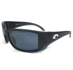 Costa Sunglasses Blackfin 06S9014-0262 Matte Black Frames with Gray Lenses 580P - Picture 1 of 13