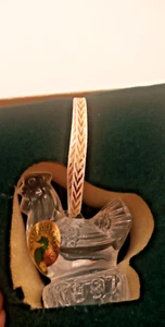 Waterford Crystal French Hen 12 days of Christmas Ornament 1997 MIB Ireland - Picture 1 of 4