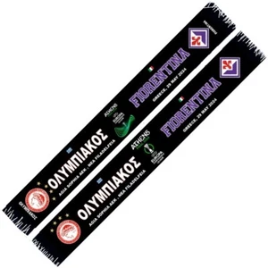 sciarpa fiorentina x olympiakos wembley conference league final 2024 polyester - Foto 1 di 1