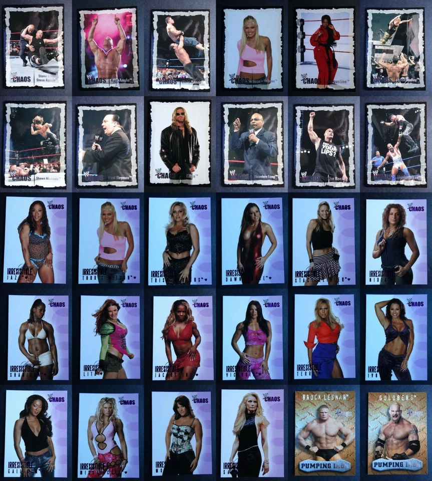 2004 Fleer WWE Chaos Wrestling Cards You U Pick From List 1-95 - Image 1 of 1
