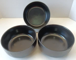 Set di 3 zuppiere World Market nere con lati testurizzati - Foto 1 di 14