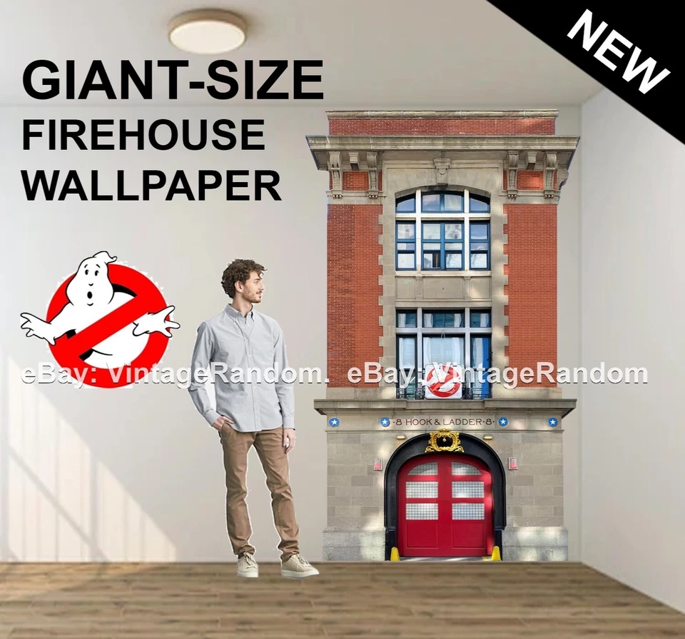 ¡Nuevo! ¡CENNE DE BOMBEROS PERSONALIZABLE ENORME! para ventilador Ghostbusters hecho por fans  Foto 1 de 4