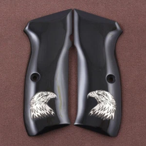 Impugnatura acrilica nera compatibile CZ 97B - Foto 1 di 3