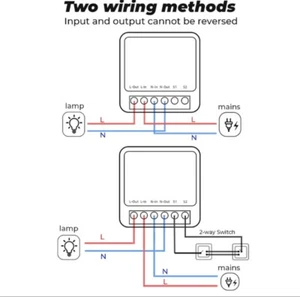 1PCS 16A 2 Way Control Mini Smart Wifi DIY Switch Universal Smart Home Switch - Picture 1 of 8
