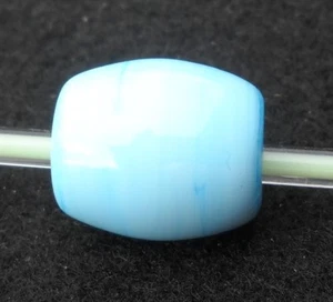 Ciondolo grande blu chiaro Fenton Art vetro gioielli vetro perline nuovo B2 - Foto 1 di 2