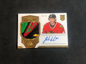 2013-14 PANINI DOMINION JOAKIM NORDSTROM ROOKIE PEERLESS PATCH FEATHER #ed 35/50 - Picture 1 of 2