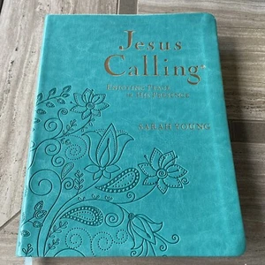 Jesus Calling by Sarah Young Soft Cover Leather like B161 - Picture 1 of 5