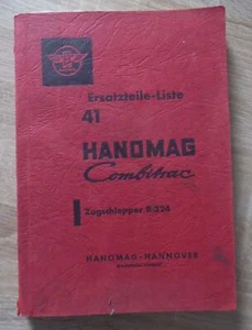 Hanomag Schlepper Combitrac R324 Ersatzteilkatalog - Bild 1 von 1