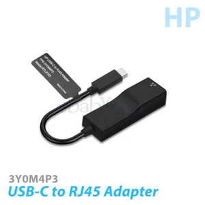 HP USB-C to RJ45 Adapter 3Y0M4P3 Connect notebook to network - Picture 1 of 3