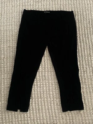 Pantalones capri negros Ann Demeulemeester para mujer talla 44 mezcla seda/rayón TIENE DEFECTOS Foto 1 de 4