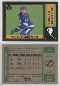 2018-19 O-Pee-Chee Retro Black /100 Victor Hedman #96