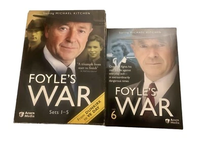 Foyle's War DVD Box Sets Season 1-6. Starring Michael Kitchen From Dunkirk *READ - Image 1 of 4