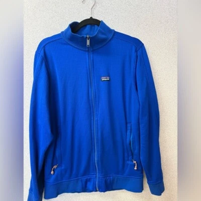 Chaqueta Patagonia Worn Wear para hombre talla mediana pendiente ascendente plata completa azul cobalto Foto 1 de 4