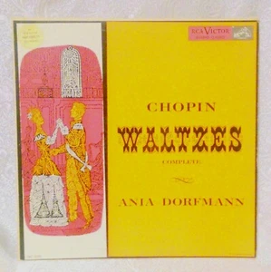 Chopin Waltzes ANIA DORFMANN Vinyl LP LBC-1050 Art 1954 Record - Picture 1 of 3