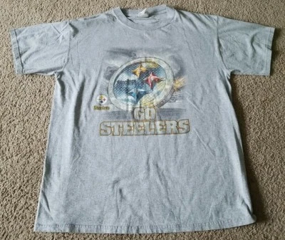 Camiseta Rara NFL De Colección Pittsburgh Steelers L "Go Steelers" Foto 1 de 3