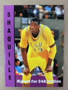 Tarjeta promocional Sports Stars USA Shaquille O'neal 1992 - Imagen 1 de 6