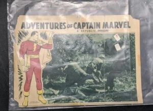 Rare 1941 Adventures of Captain Marvel Shazam Republic Serial Lobby Card Vintage - Bild 1 von 9