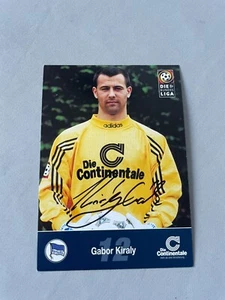 GABOR KIRALY Hertha BSC Berlin 1997/98 signed Autogrammkarte 10x15 autograph - Picture 1 of 1