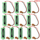 10Pcs Cr17450se-R 3.0V 2500Mah Sanyo Plc Battery For Fanuc Cnc System With Plug