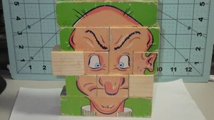 vintage 1960 face blocks Changeable Charlie by Halsam replacement parts - Picture 1 of 3