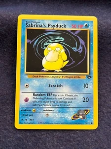 2000 Pokémon Sabrina's Psyduck Gym Challenge Set Unlimited 99/132 WOTC - Picture 1 of 2