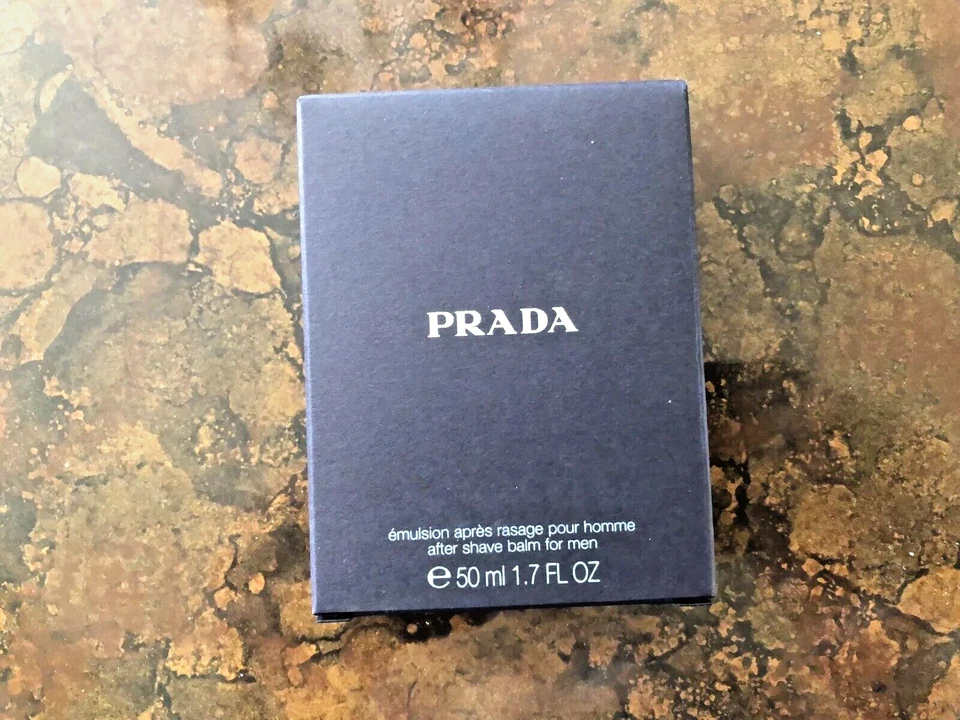 Bálsamo para después del afeitado Prada para hombre 1,7 oz/50 ml nuevo con caja huele delicioso (solo 1) Foto 1 de 4