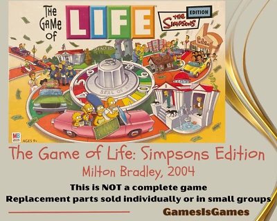 Запчасти для настольных игр: SIMPSONS GAME OF LIFE, Milton Bradley, 2004 запасные части - Изображение 1 из 2