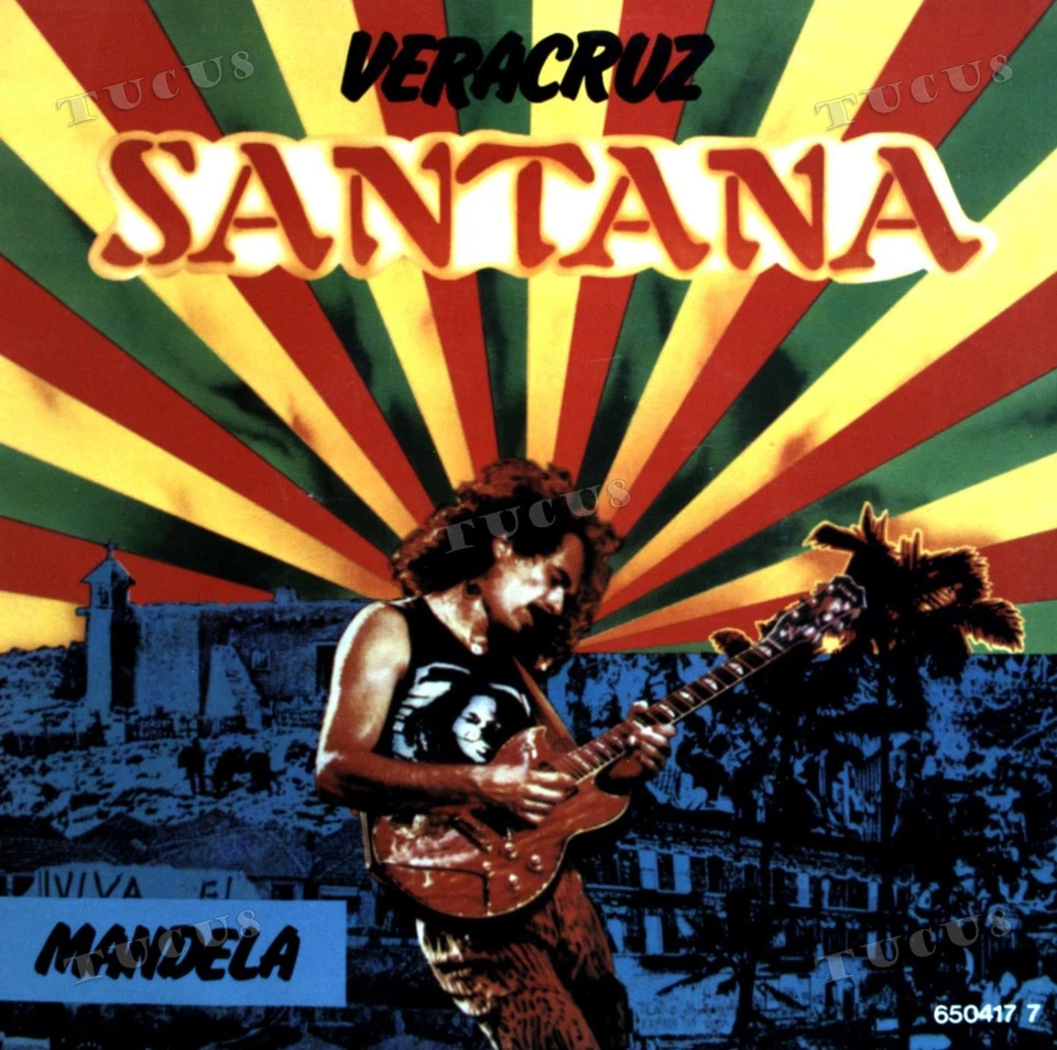 Santana - Veracruz / Mandela 7" (VG+) '* - Image 1 of 1