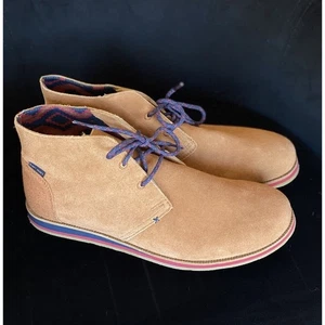Hari Mari Adobe Boot Herren 12 Chukka Schnürschuhe Tabak Echt Wildleder Fußgewölbestütze - Bild 1 von 7
