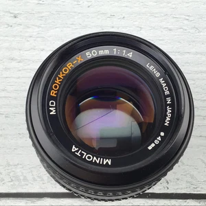 Minolta MD Rokkor X 50mm f1.4 Objektiv gebraucht gut - Bild 1 von 4