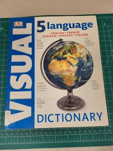 DK Visual Dictionary 5 Language English German Spanish Italian French Book - Picture 1 of 4