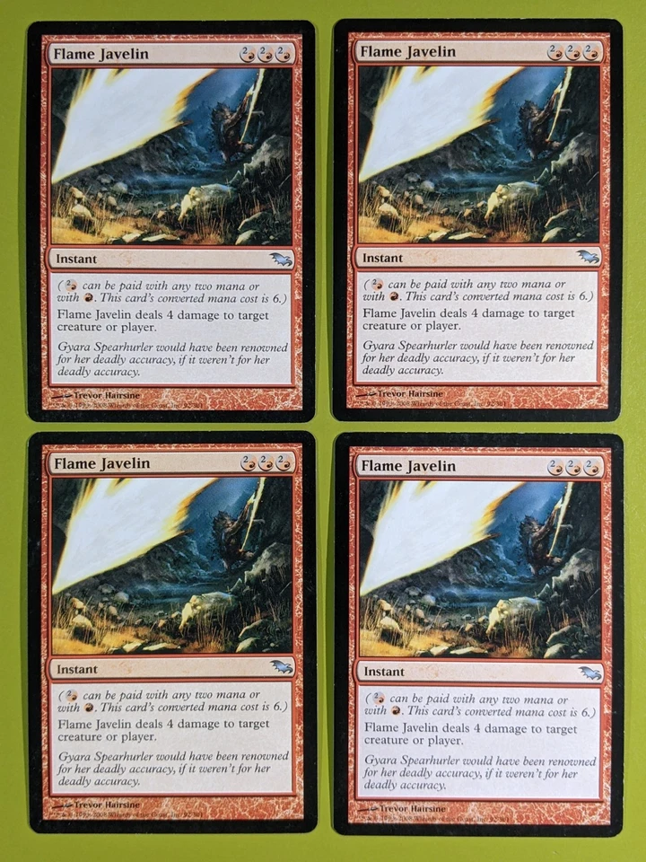 Flame Javelin x4 Shadowmoor 4x Playset Magic the Gathering MTG - Image 1 of 1