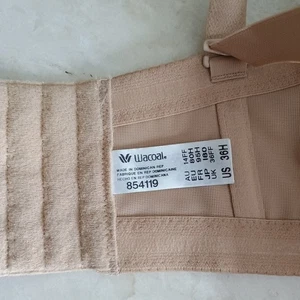Wacoal Bra Sz 36H Red Carpet Convertible Strapless Contour Beige 854119 - Picture 1 of 5