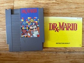 Nintendo NES cartuccia Dr. Mario manuale istruzioni no scatola non completa dottore