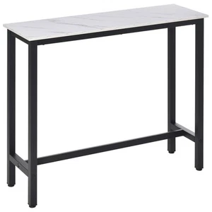 HOMCOM Bar Table Breakfast Dining Table Coffee Table with Adjustable Footpads - Picture 1 of 11