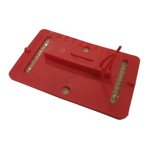 Rothbucher Meterriss Plakette Meterrissmarke selbstklebend rot RS21 mit Pinsel - Bild 1 von 3