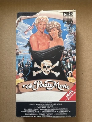 The Pirate Movie (VHS, 1982/1984) CBS FOX Kristy McNichol Christopher Atkins - Image 1 of 4
