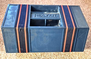 Rolykit Hexagonal Blue Roll Up Storage Box for Jewelry, Craft, Sewing Shows! Ppd - Picture 1 of 11