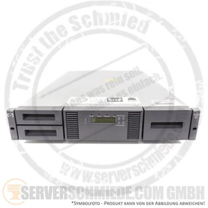 HP MSL2024 19" 2U 24-bay Tape Library Bandlaufwerk Bibliothek LTO-4 5 6 7* 8* 9* - Bild 1 von 5
