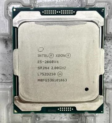 Intel Xeon E5-2660 V4 LGA 2011-3 CPU Processor SR2N4 2GHz Fourteen 14-Core 105W - Image 1 of 3