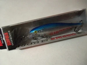 1 Rapala Deep Shad Rap Minnow Lure SR9 Holographic Blue Shiner HBSH NIP - Picture 1 of 7