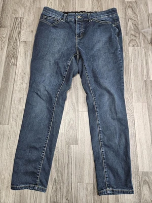 Pantalones de mezclilla Earl Jean para mujer 16W sexy modelador elástico calce clásico lavado medio Foto 1 de 4